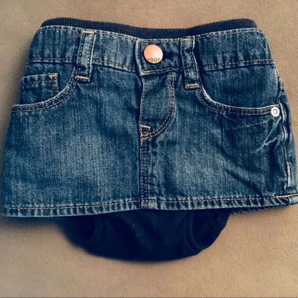 gap girls denim skirt